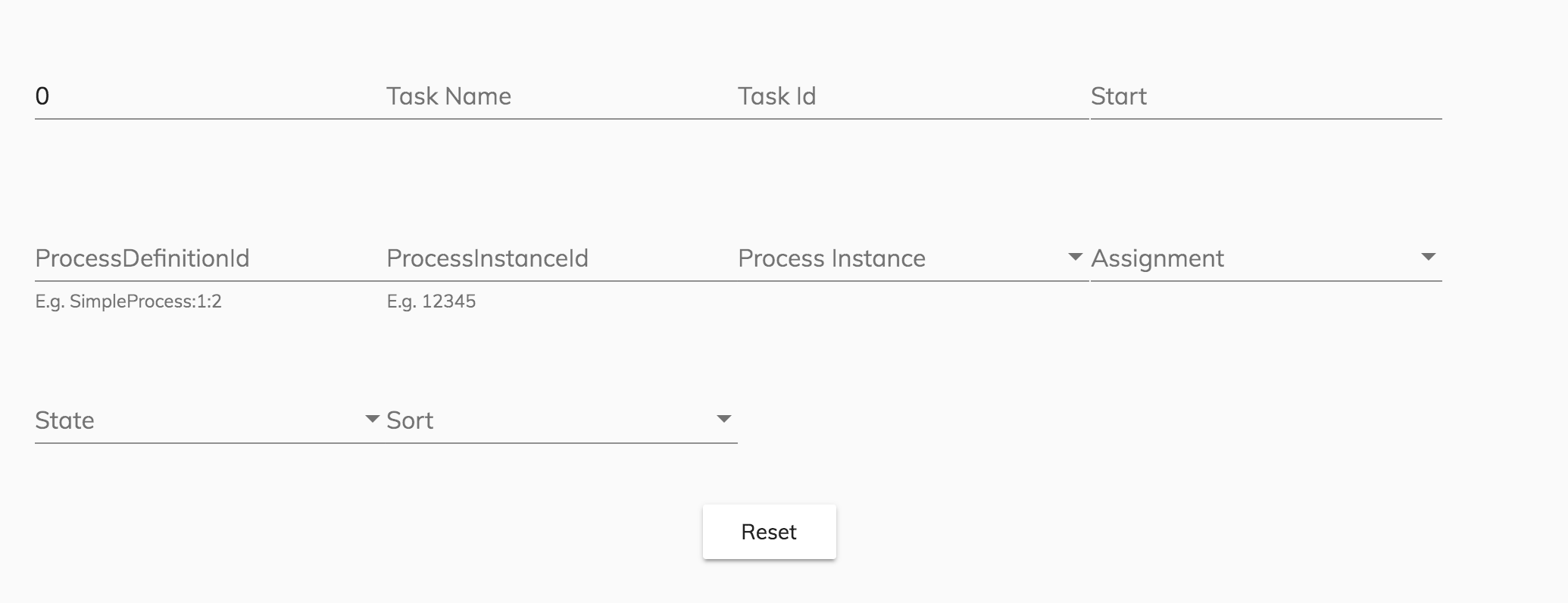 Task List new processDefinitionId The Definition Id of the process